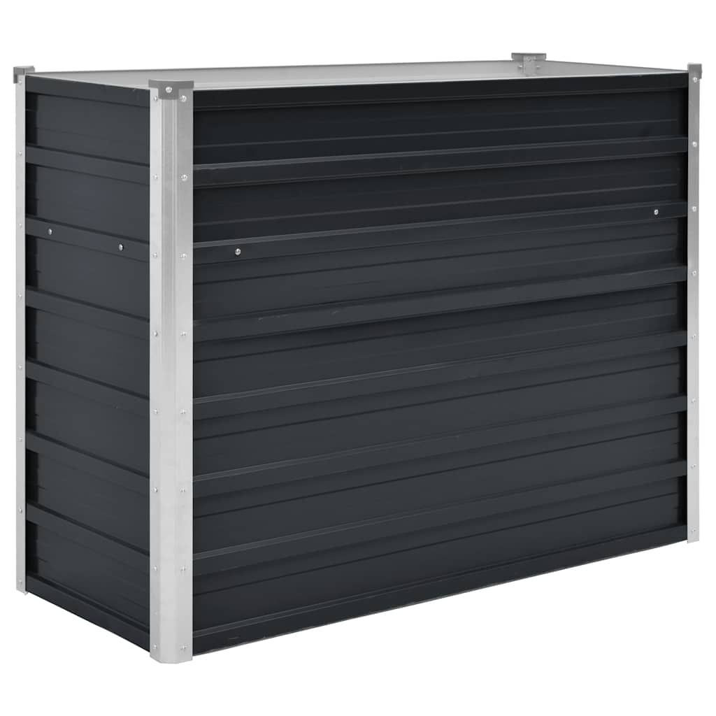 Hochbeet aus verzinktem Stahl 100x40x77 cm Anthrazit - bis zu 33% Rabatt