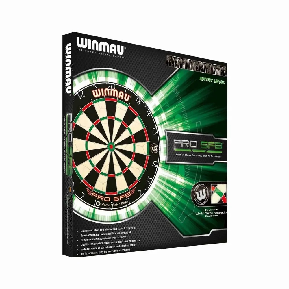 Profi Sisal-Dartscheibe - Turnier-Standard mit Cliple II - bis zu 33% sparen