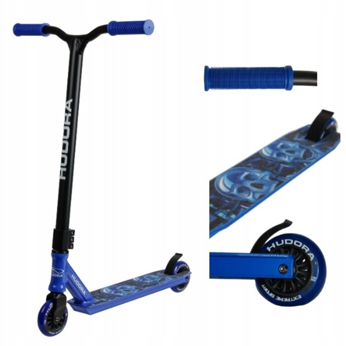 Robuster Stunt-Scooter für Kinder - Blau/Schwarz - bis zu 34% Rabatt