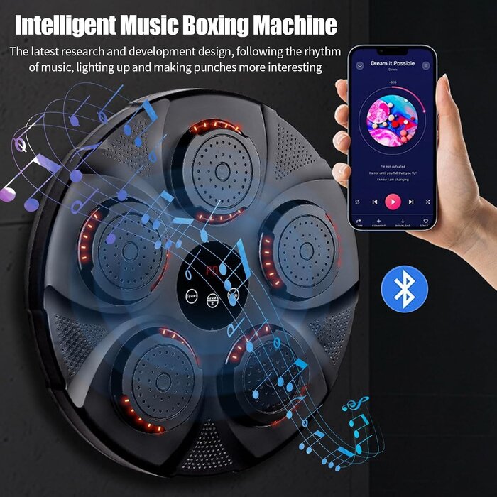 Musik-Boxmaschine Bluetooth mit LED-Display - Wandmontage - bis zu 35% Rabatt