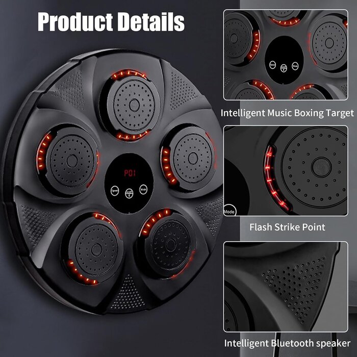 Musik-Boxmaschine Bluetooth mit LED-Display - Wandmontage - bis zu 35% Rabatt