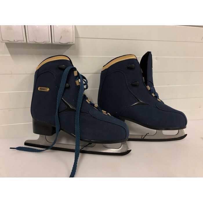 Damen-Eiskunstlaufschlittschuhe Blau Gold Gr. 42 - bis zu 35% Rabatt