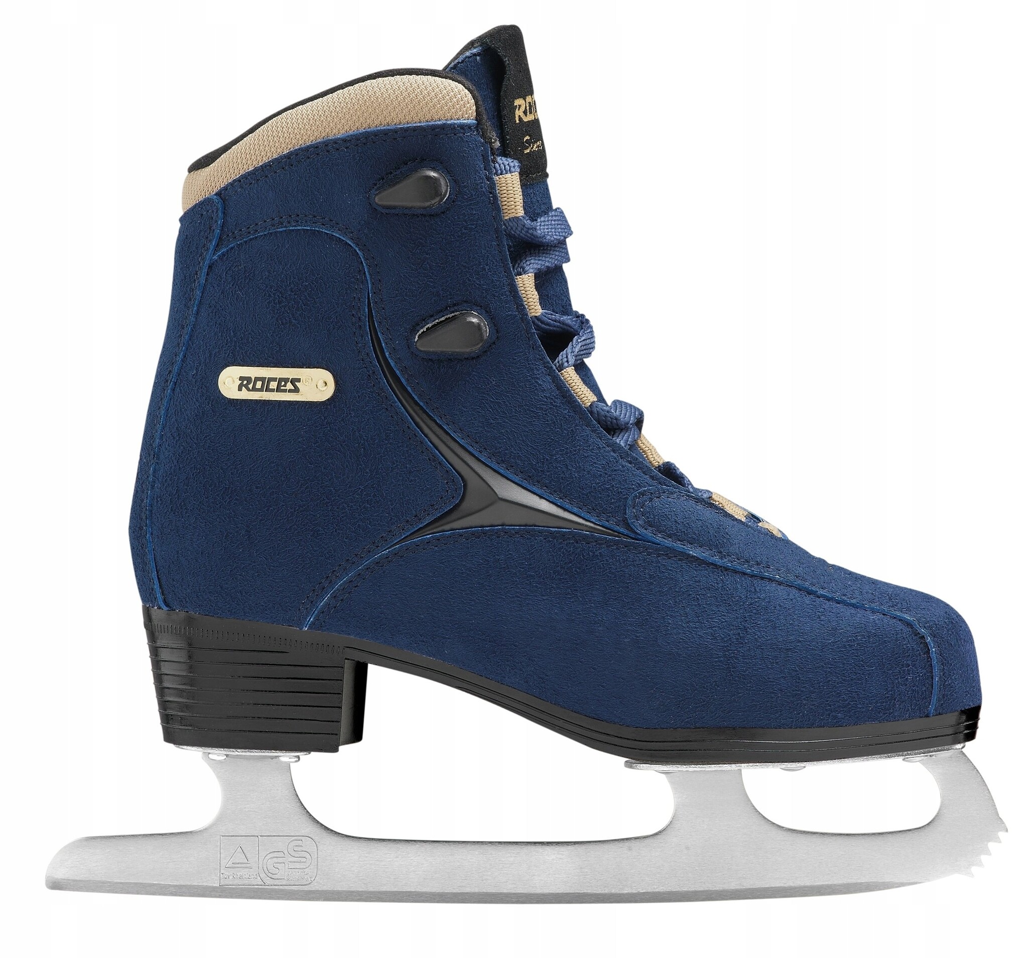 Damen-Eiskunstlaufschlittschuhe Blau Gold Gr. 42 - bis zu 35% Rabatt