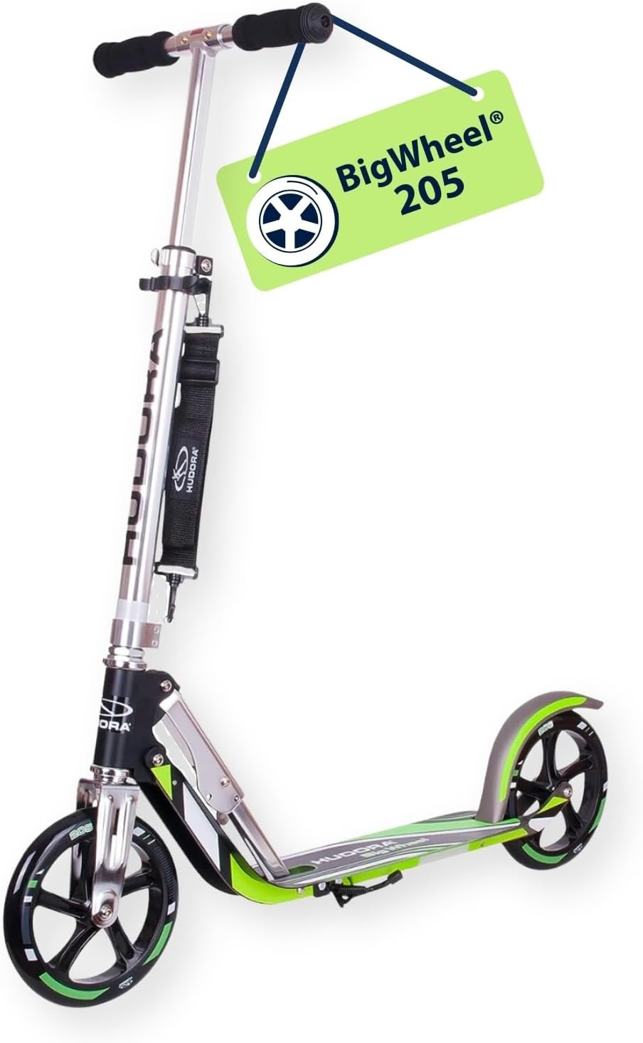 Hudora Klappbarer City-Roller mit 205 mm Rädern - Jetzt bis zu 29% Rabatt