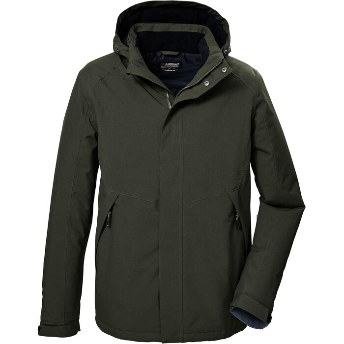 Killtec Wetterfeste Herren Funktionsjacke - Dunkelanthrazit - bis zu 34% Rabatt