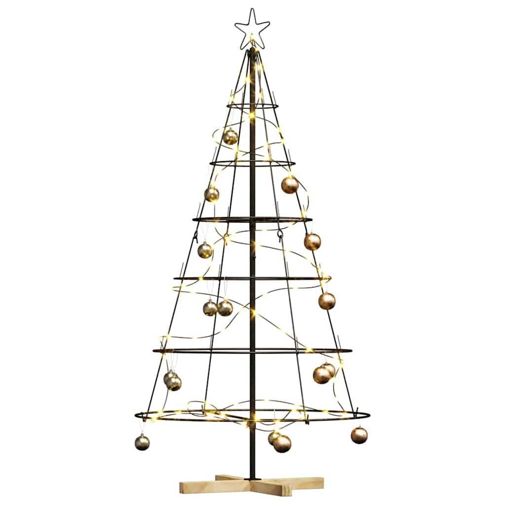 Vidaxl Weihnachtsbaum-Kegel aus Stahl 150 cm Schwarz - jetzt bis zu 45% reduziert