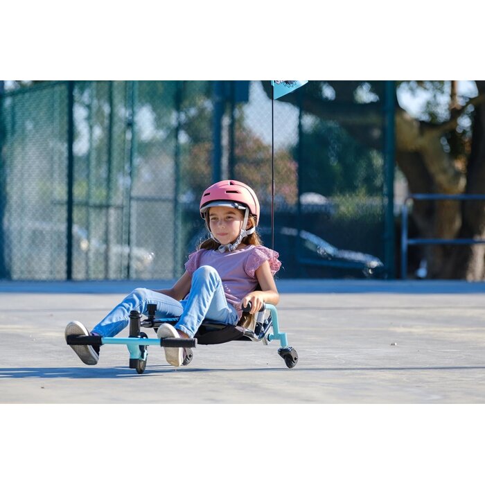 Drift-Kart für Kinder bis 68 kg - Höhenverstellbar, Schwarz/Blaugrün - bis zu 34%