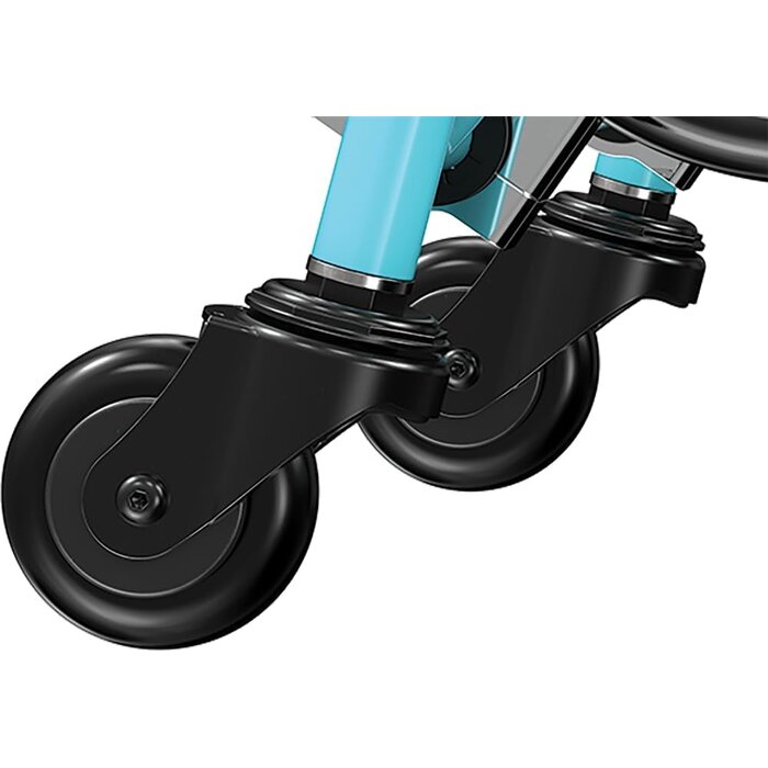 Drift-Kart für Kinder bis 68 kg - Höhenverstellbar, Schwarz/Blaugrün - bis zu 34%