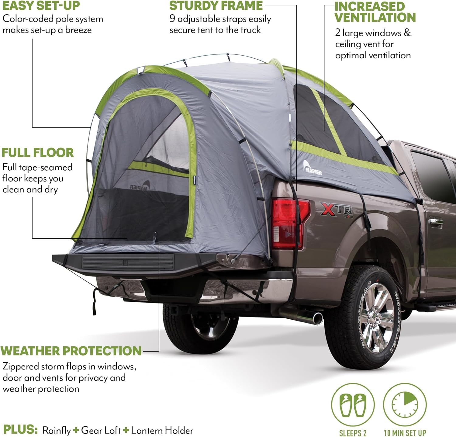 Pick-up Ladeflächenzelt für Full Size Trucks | Bis zu 35% Rabatt