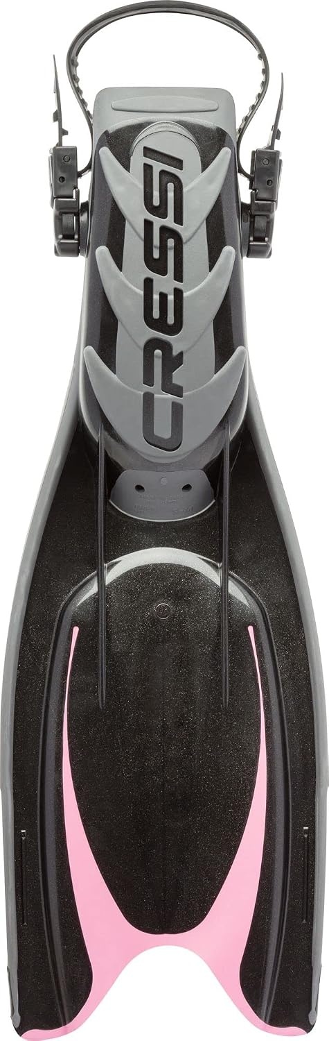 Tauchflossen mit offenem Fersenteil | Schwarz-Pink | Bis zu 34% sparen