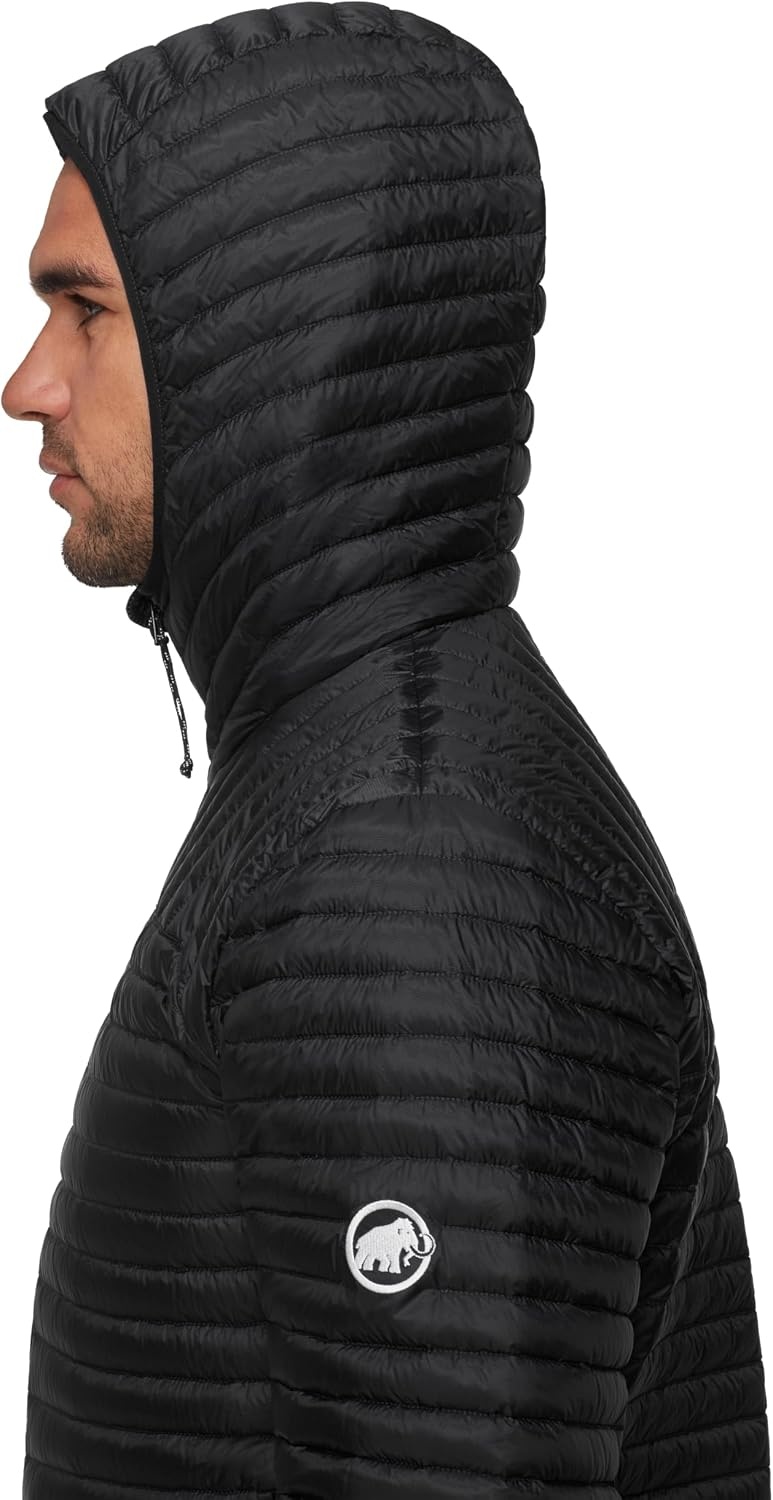 Leichte Daunenjacke für Herren | Schwarz | Größe L | Bis zu 35% Rabatt
