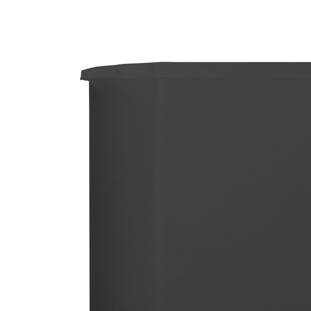 Vidaxl 3-teiliger Windschutz 400x120 cm - Anthrazit - jetzt bis zu 55% reduziert