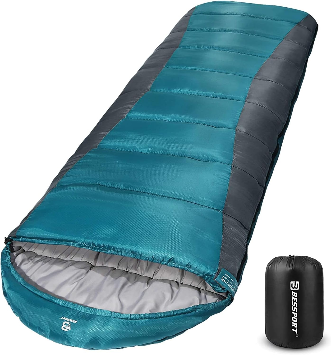 Gemütlicher Camping-Schlafsack, 3-4 Jahreszeiten, 210x80 cm - bis zu 34% Rabatt