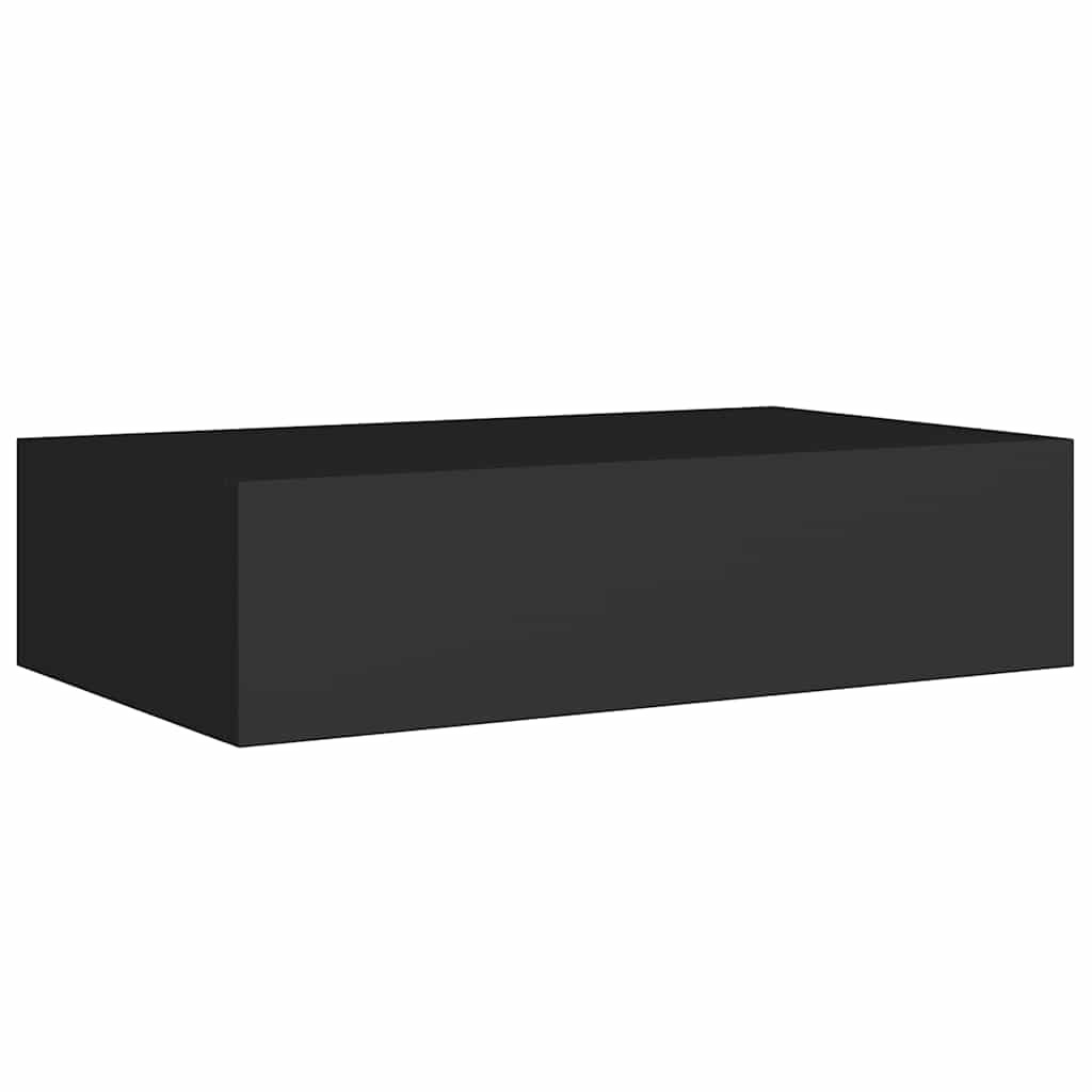 Vidaxl 2x Wandregal mit Schublade 40cm Schwarz - bis zu 34% Rabatt