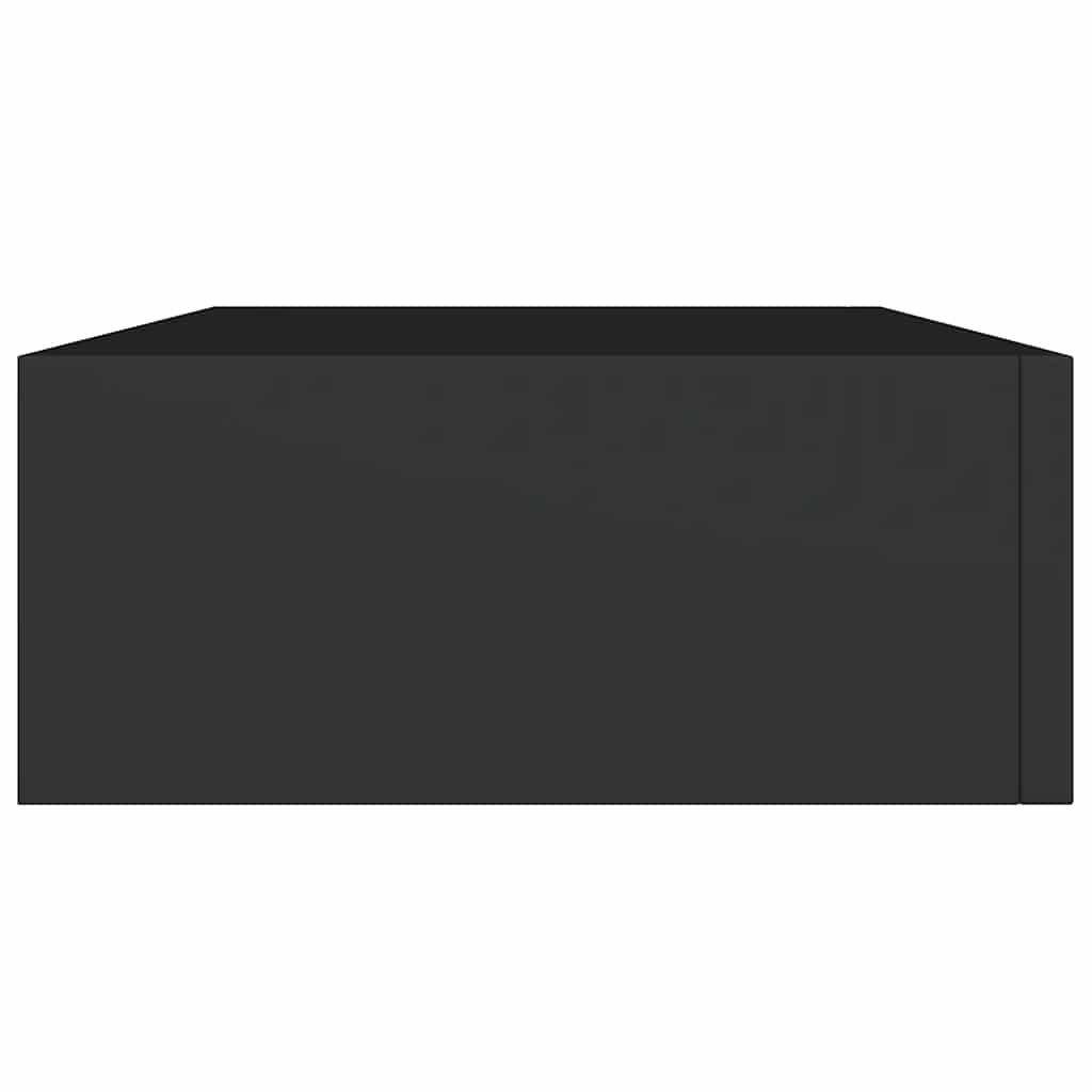 Vidaxl 2x Wandregal mit Schublade 40cm Schwarz - bis zu 34% Rabatt