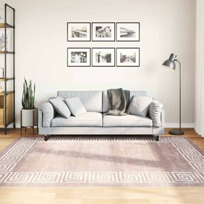 Vidaxl Waschbarer Teppich Beige 160x230cm - Stilvoll & Rutschfest - bis zu 34% sparen