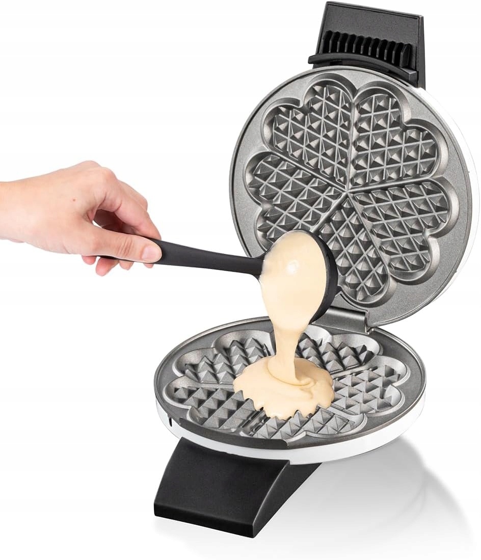 Herz-Waffeleisen für 5 Waffeln - Antihaftbeschichtet - bis zu 28,1% Rabatt
