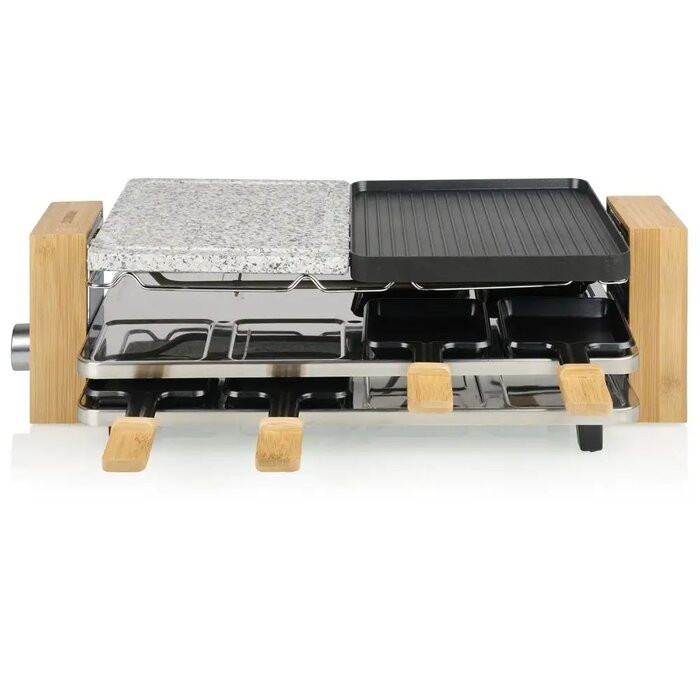 Raclette- & Steinplattengrill Pure 8 Bambus - bis zu 33,1% Rabatt