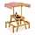 Kindersitzgruppe Holz mit Sonnendach - Outdoor-Spielbank, bis zu 33% sparen