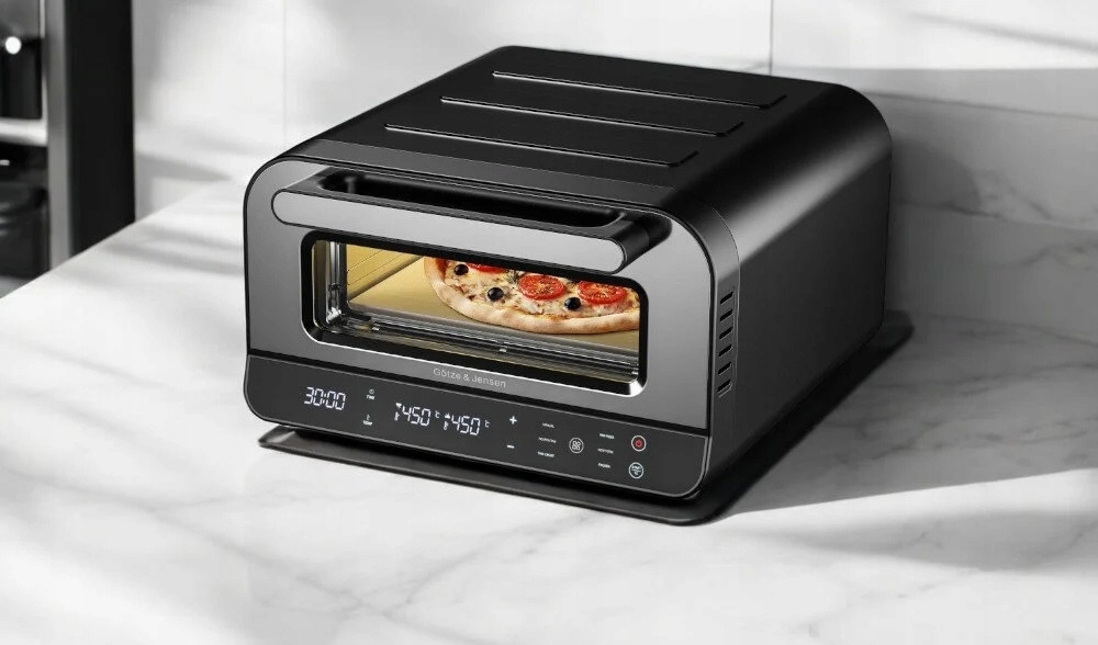 Elektrischer Pizzaofen bis 400°C - Knusprige Pizza wie vom Profi (bis zu 30% Rabatt)
