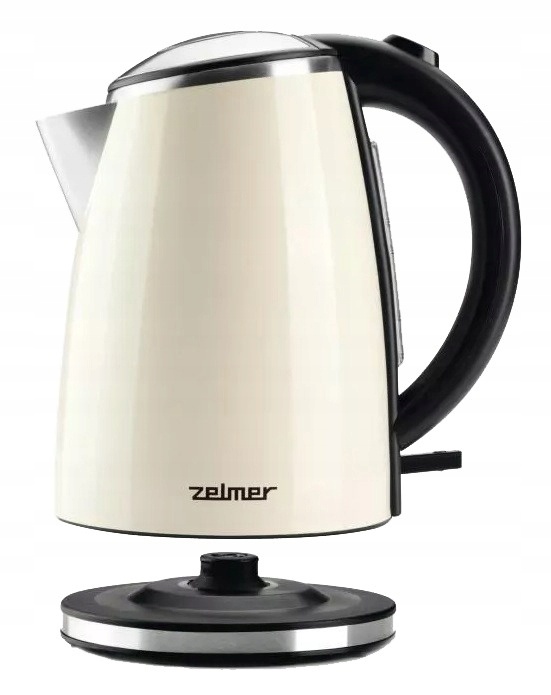 Edelstahl-Wasserkocher in Creme - 1,7 Liter - bis zu 33 % Rabatt