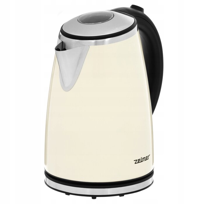 Edelstahl-Wasserkocher in Creme - 1,7 Liter - bis zu 33 % Rabatt