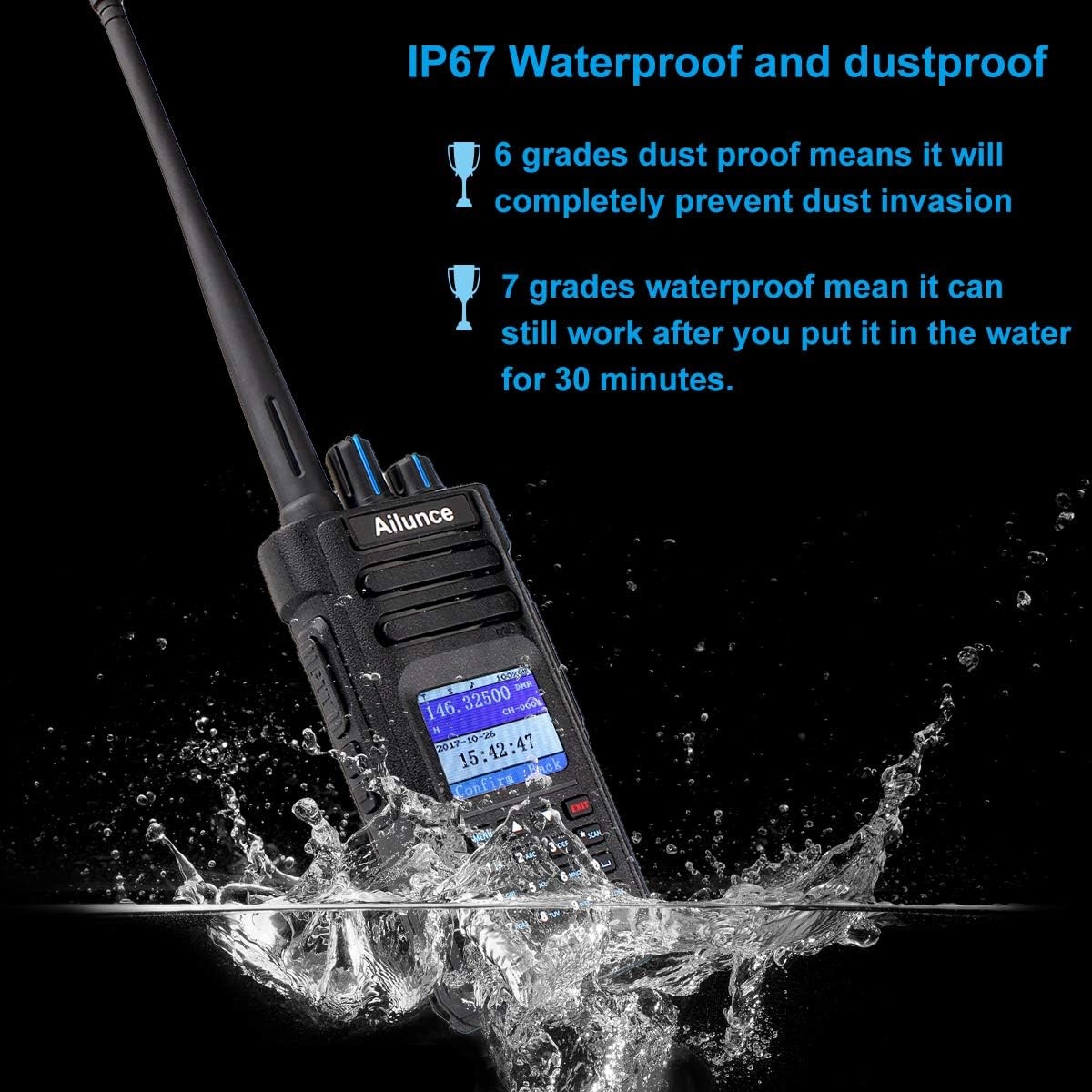 DMR Amateurfunkgerät mit GPS & IP67 - Robustes Outdoor-Funkgerät bis zu 30% Rabatt