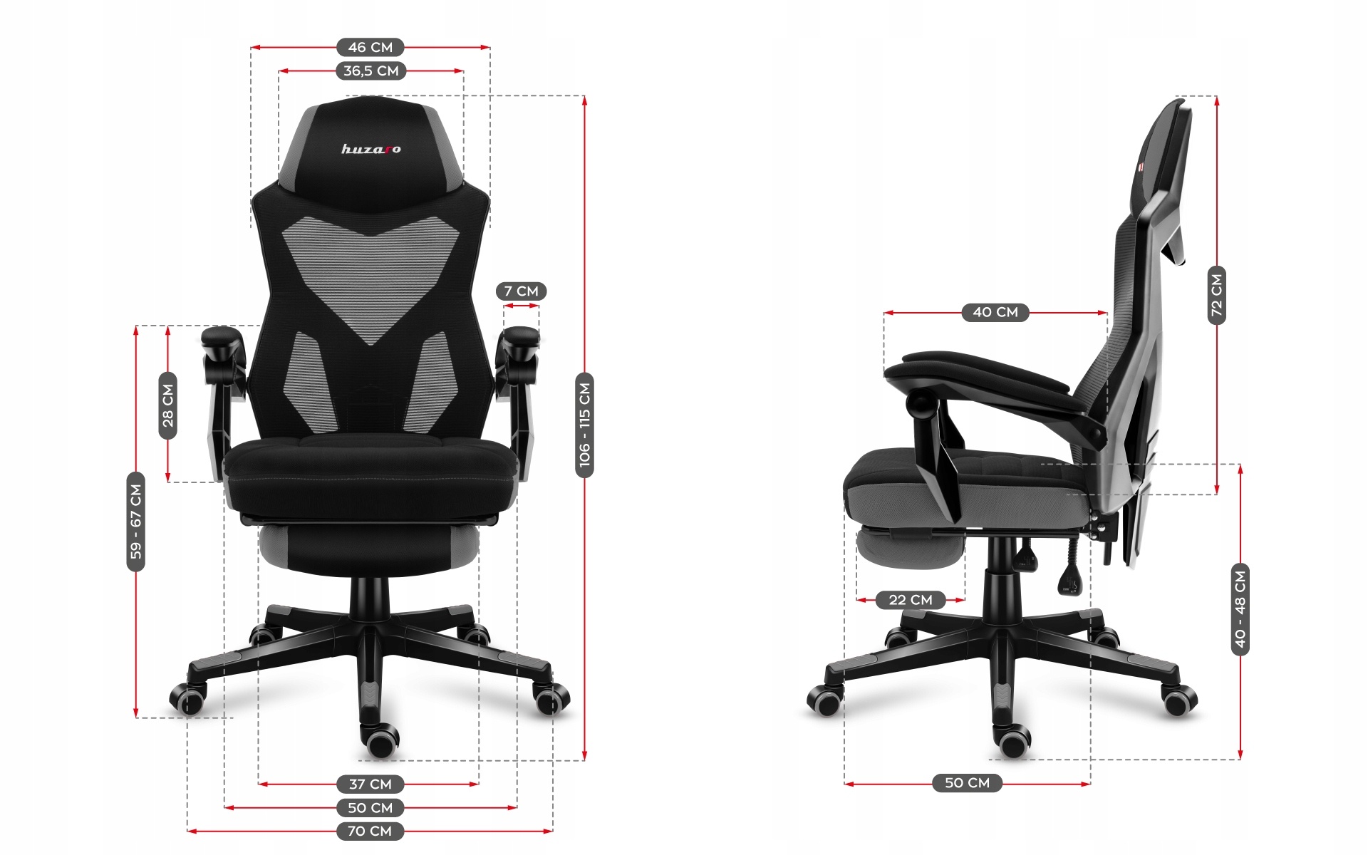 Ergonomischer Gaming-Stuhl Grau - Jetzt bis zu 33% günstiger sichern