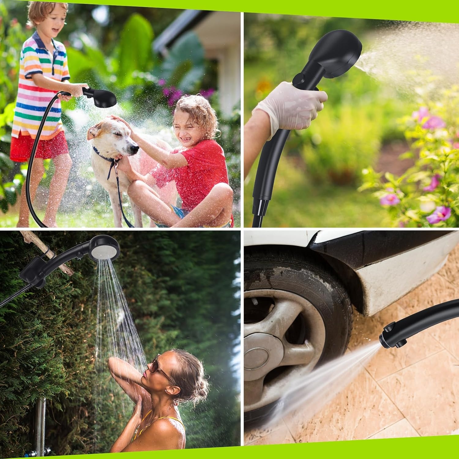 Tragbare Campingdusche mit 6000 mAh Akku & Smart-Display - bis zu 32% günstiger