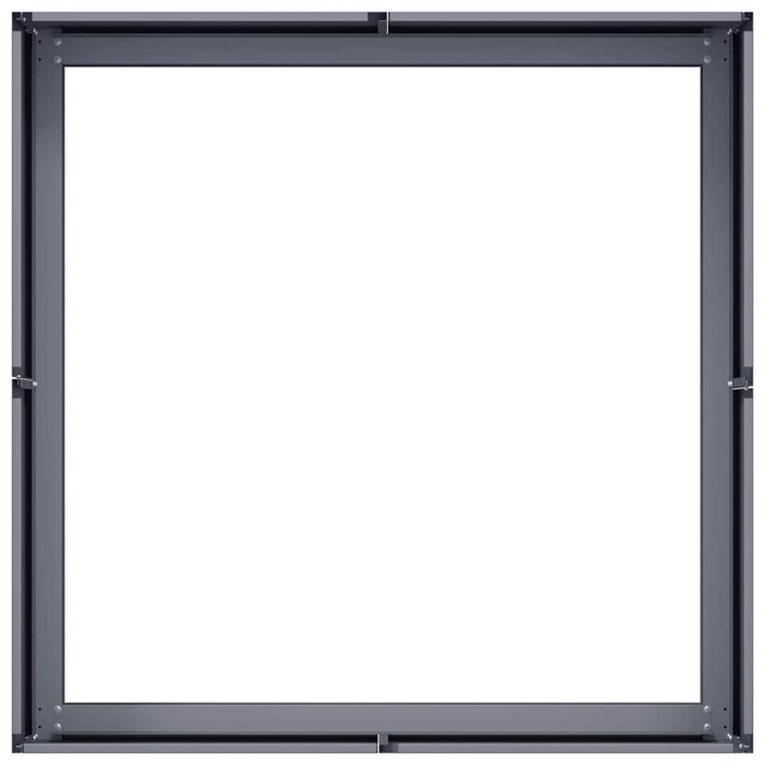 Vidaxl Stahl-Pflanzkübel 80x80x30 cm Anthrazit - Outlet bis zu 34% reduziert