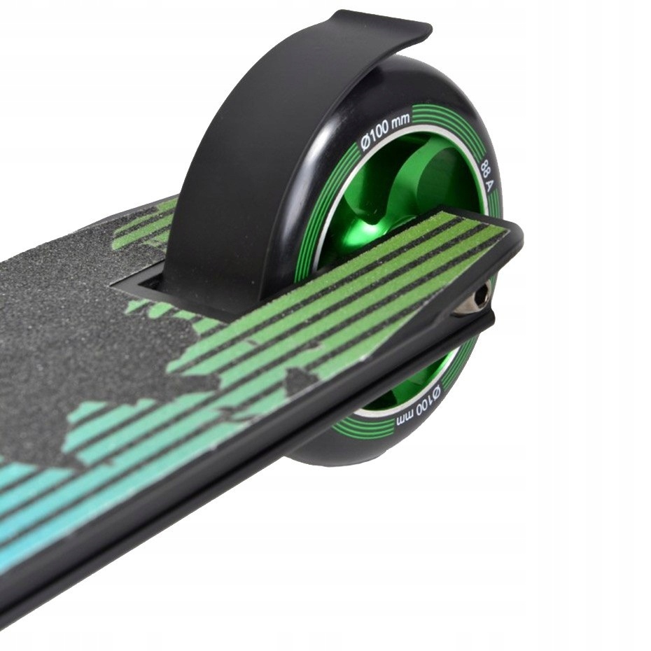 Stunt-Scooter für Einsteiger, 100 mm Rollen, Grün - bis zu 34 % sparen