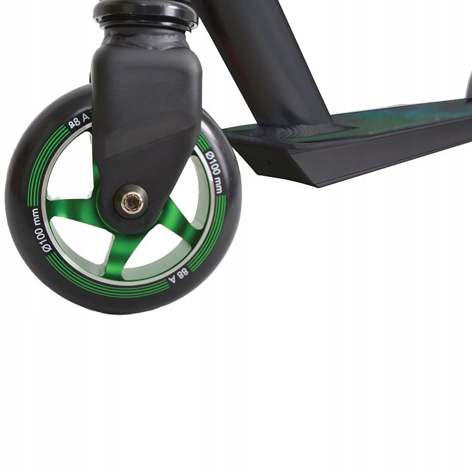 Stunt-Scooter für Einsteiger, 100 mm Rollen, Grün - bis zu 34 % sparen