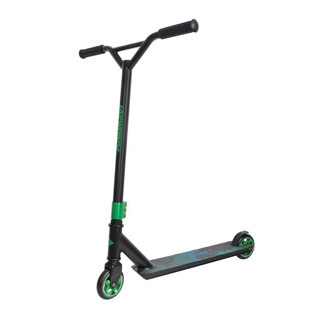 Stunt-Scooter für Einsteiger, 100 mm Rollen, Grün - bis zu 34 % sparen