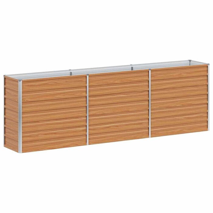Vidaxl Robustes Hochbeet aus Stahl, 240 x 40 x 77 cm - jetzt bis zu 34% günstiger