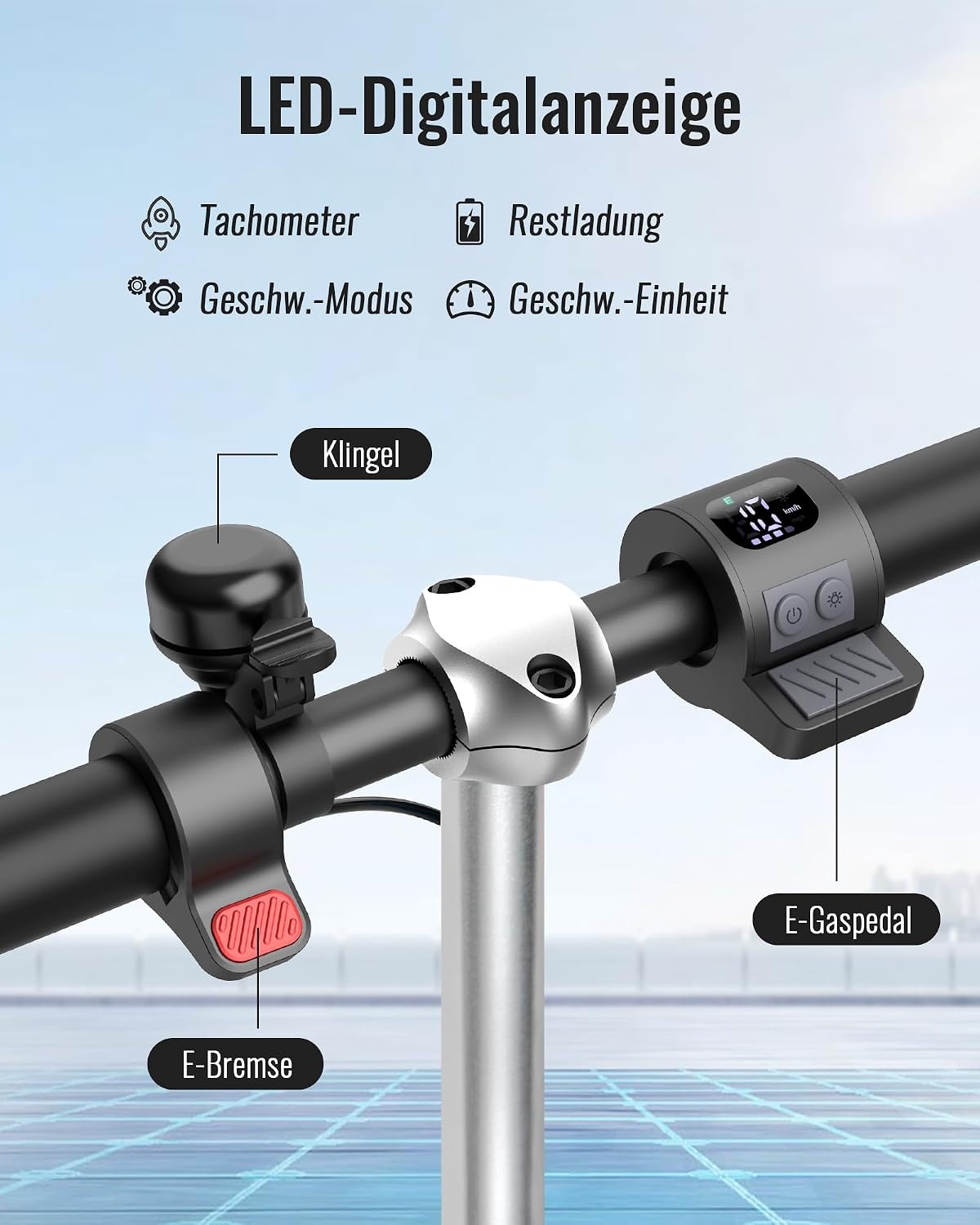 Elektrischer Kinder-E-Scooter 200W, höhenverstellbar, bis zu 35% Rabatt