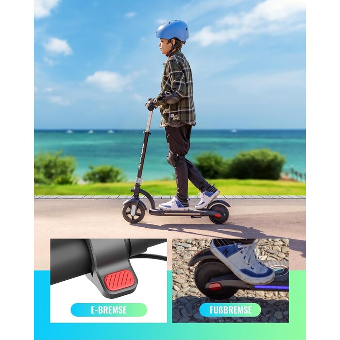 Elektrischer Kinder-E-Scooter 200W, höhenverstellbar, bis zu 35% Rabatt