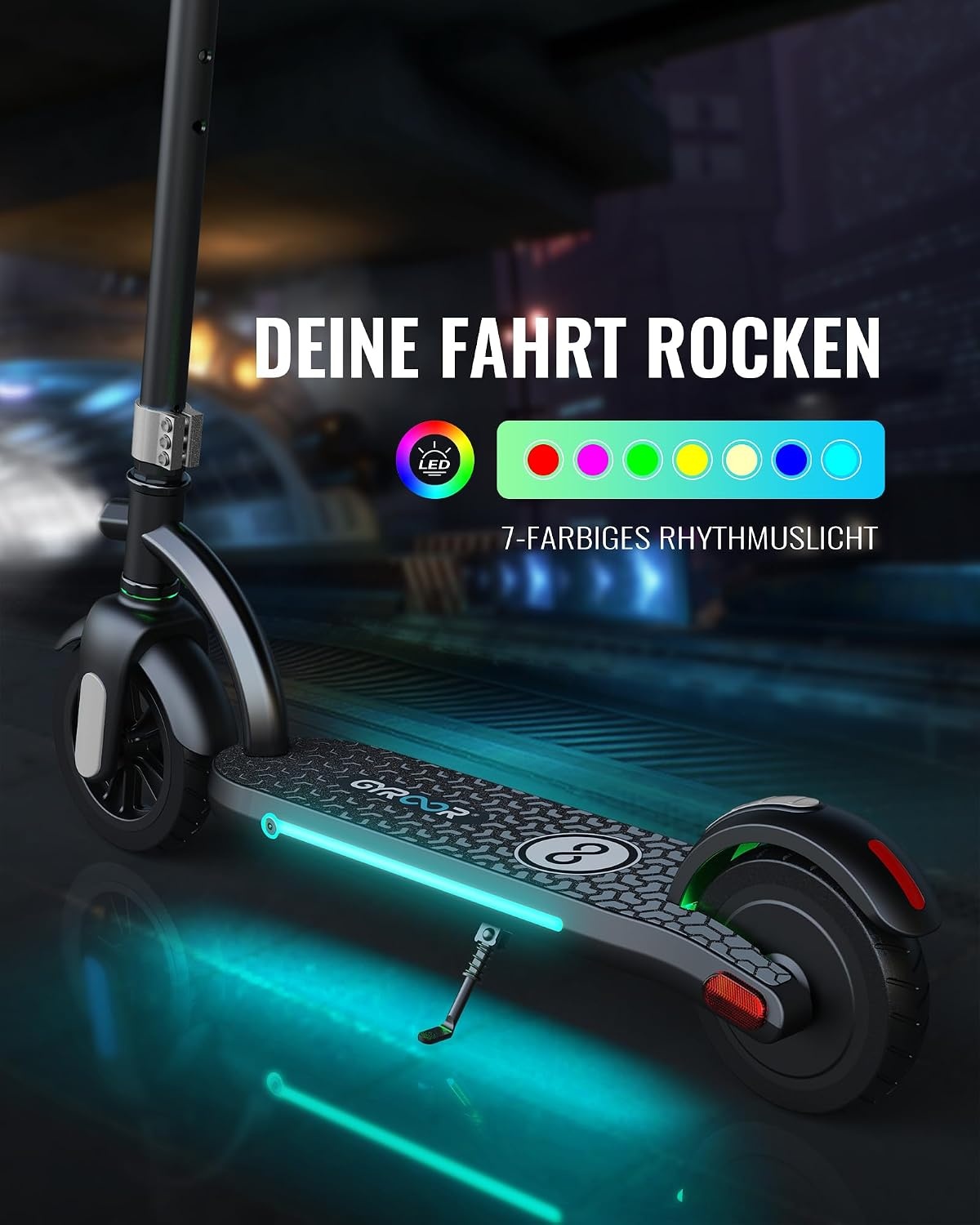 Elektrischer Kinder-E-Scooter 200W, höhenverstellbar, bis zu 35% Rabatt