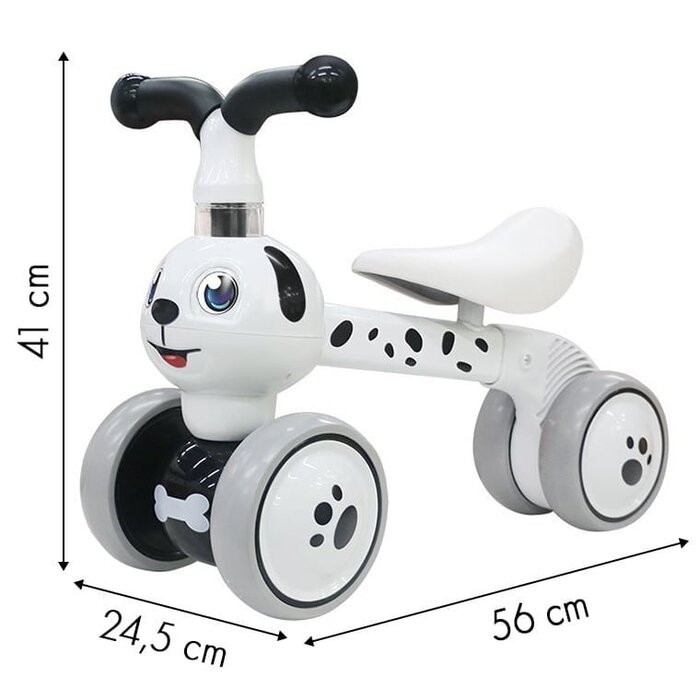 Ecotoys Laufrad Hund-Design für Kleinkinder - Weiß - bis zu 34% Rabatt