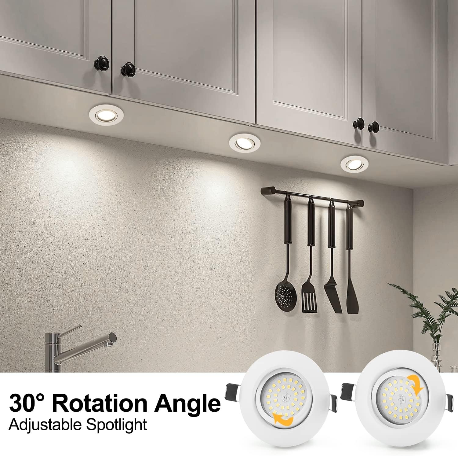 10x LED-Einbaustrahler schwenkbar 5,5W neutralweiß - bis zu 28,2% günstiger