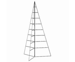 Vidaxl Weihnachtsbaum Metall 180 cm - Schwarz - DIY - bis zu 40% Rabatt