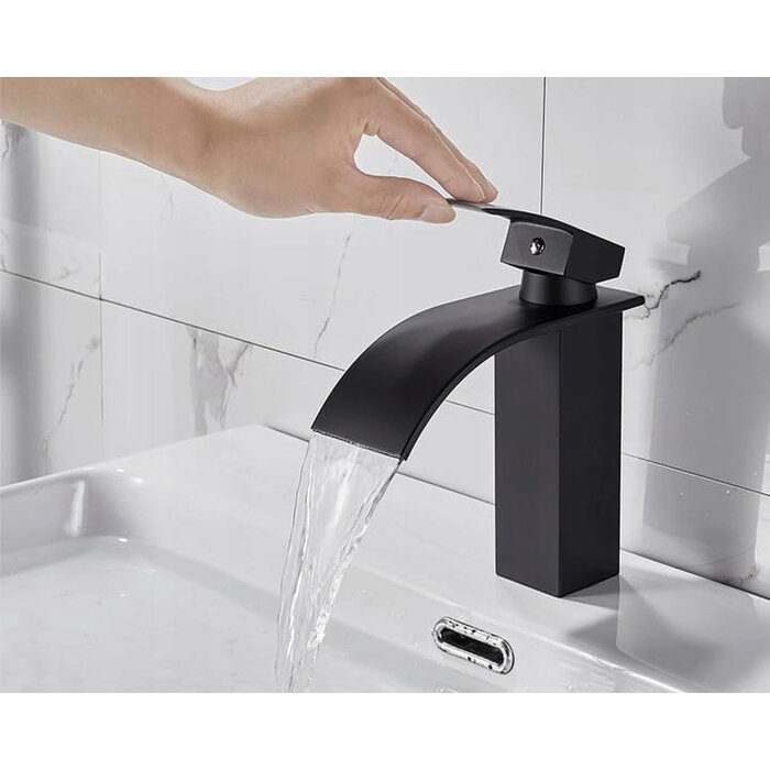 Viking Choice Waschtischarmatur Schwarz Matt 18 cm - Einhebelmischer bis zu 23% Rabatt