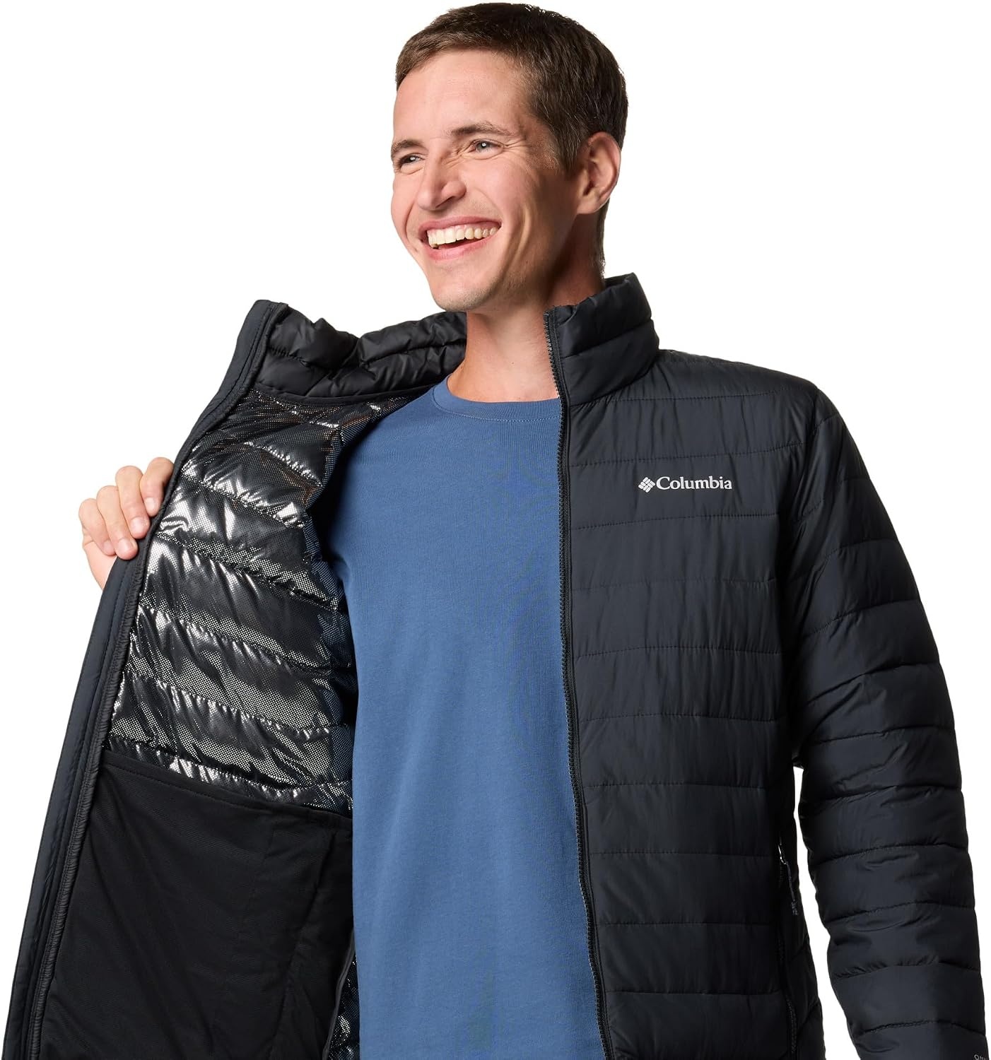Leichte Steppjacke für Herren, Schwarz, Gr. M - bis zu 34% Rabatt