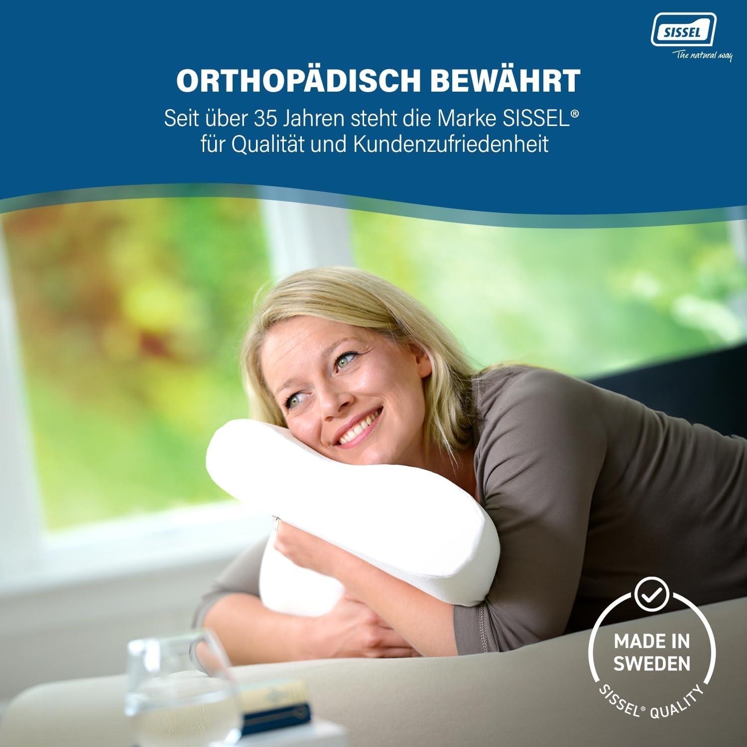 Orthopädisches Nackenkissen viscoelastisch 63x32cm - bis zu 34% sparen