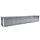 XL Hochbeet verzinkter Stahl 480x80x77 cm - Grau - bis zu 60% Rabatt