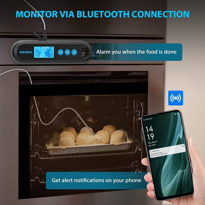 Digitales Bluetooth-Fleischthermometer mit 2 Sonden - bis zu 32% günstiger