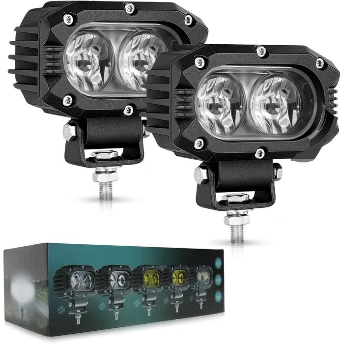 96W LED Arbeitsscheinwerfer 4 Zoll 2er-Set - Jetzt bis zu 34% Rabatt sichern