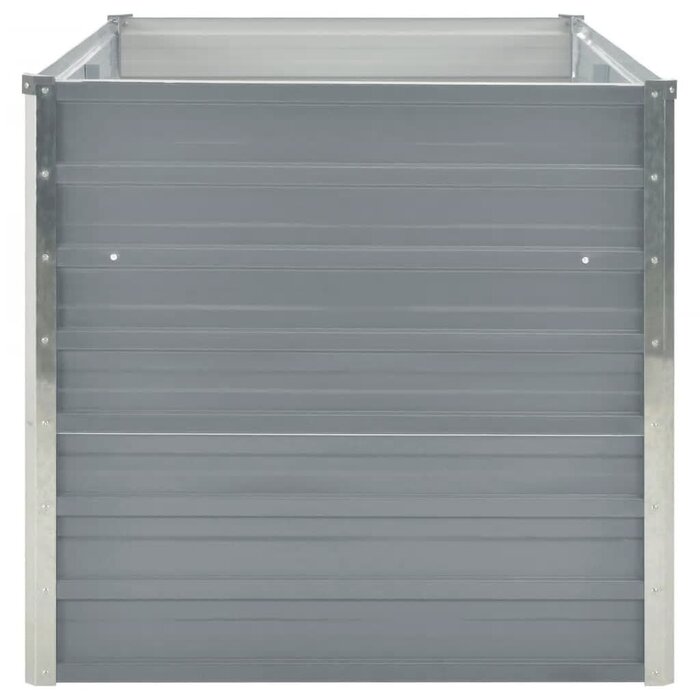 Vidaxl Hochbeet verzinkter Stahl 160x80x77cm Grau - jetzt bis zu 50% sparen