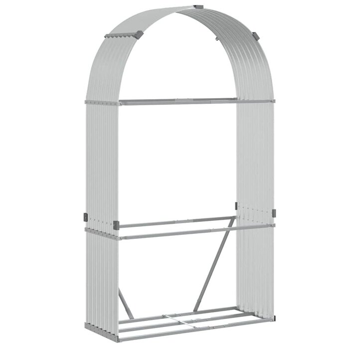 Vidaxl Kaminholzregal 120x45x210 cm Stahl - bis zu 33% reduziert