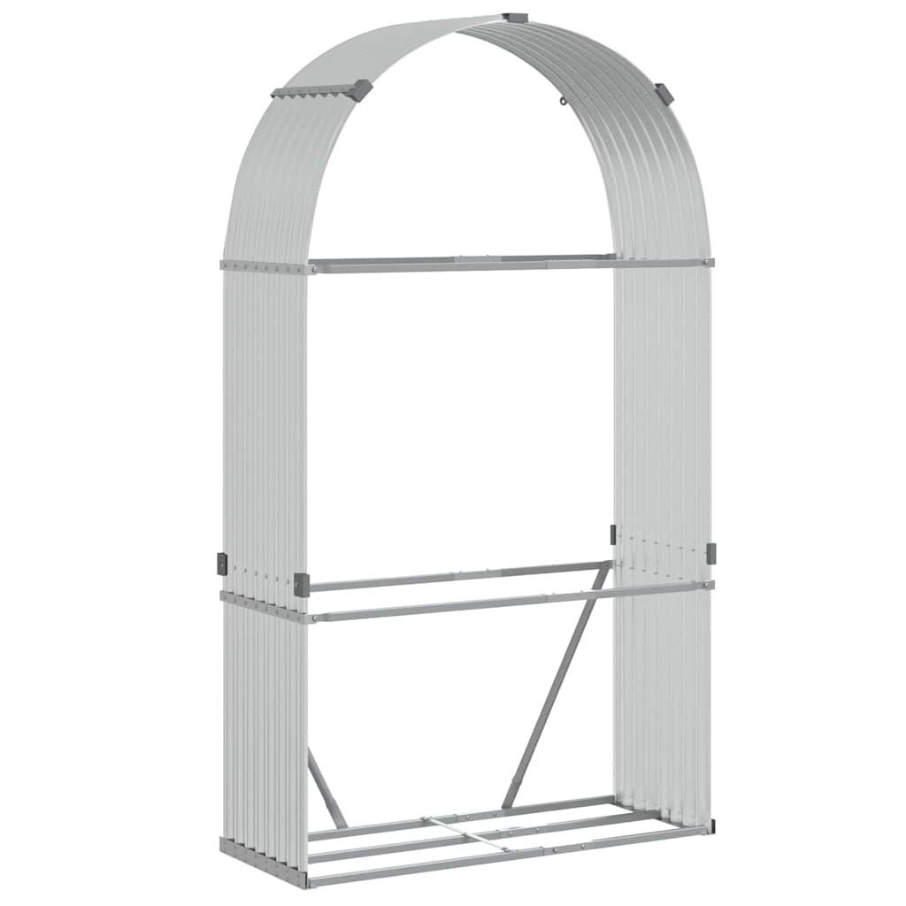 Vidaxl Kaminholzregal 120x45x210 cm Stahl - bis zu 33% reduziert