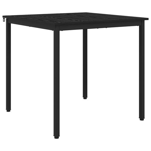 Vidaxl Moderner quadratischer Esstisch, 80x80cm, Metall schwarz - bis zu 34% sparen